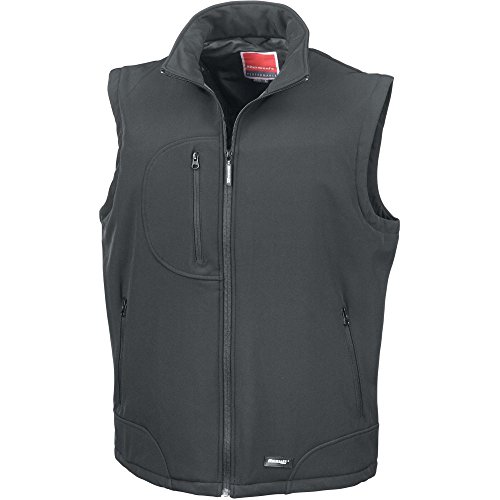 Ergebnis Softshell-Weste R123 A, XXL schwarz/schwarz Ergebnis Softshell-Weste R123 A, XXL schwarz/schwarz von Result
