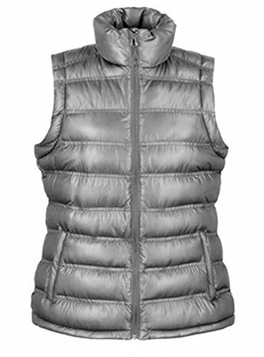 Result – Damen Gepolsterte Weste r193 F Ice Bird Medium Frost Grey von Result