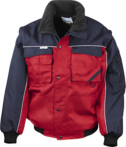 Result Ergebnis re71 a Work-Guard Zip Sleeve schwere Pilot Jacke Größe L Rot/Marineblau Result Ergebnis re71 a Work-Guard Zip Sleeve schwere Pilot Jacke Größe L Rot/Marineblau von Result