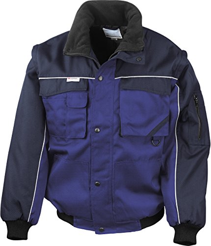 Result Ergebnis re71 a Work-Guard Zip Sleeve schwere Pilot Jacke XXL Royal/Navy von Result