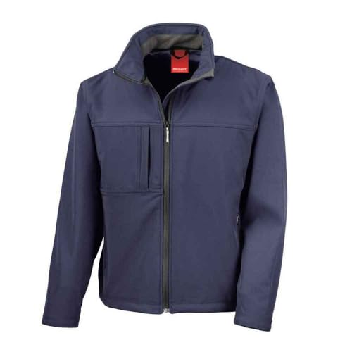 Result R121A Klassische Softshelljacke, Navy, XXXL Result R121A Klassische Softshelljacke, Navy, XXXL von Result