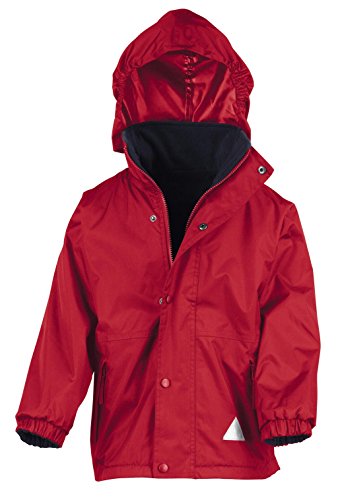 Result R160j Reversible StormDri 4000 Fleecejacke, Unisex, R160J, rot, Small/Size 5/6 von Result