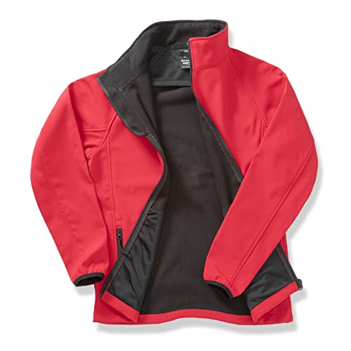 Result R231m Bedruckbare Softshell-Jacke Größe L rot/schwarz von Result