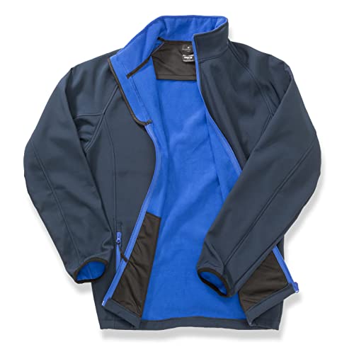 Result R231m Bedruckbare Softshell-Jacke Medium Marineblau/Königsblau Result R231m Bedruckbare Softshell-Jacke Medium Marineblau/Königsblau von Result