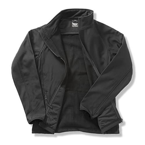 Result R231m Bedruckbare Softshell-Jacke Small schwarz/schwarz von Result