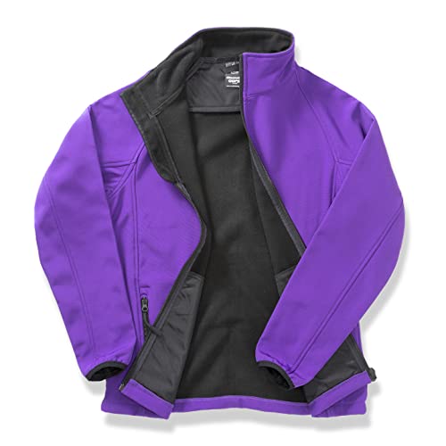 Result R231m Bedruckbare Softshell-Jacke Small violett/schwarz von Result