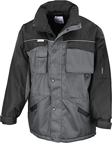 Result Re72a Workguard Heavy Duty Combo Coat, grau/schwarz, L von Result