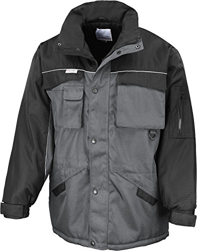 Result Re72a Work-Guard Heavy Duty Combo Coat, grau/schwarz, L von Result