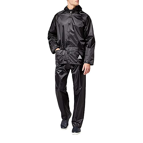 Result Re95a wasserdichte Jacke/Hose L Schwarz von Result