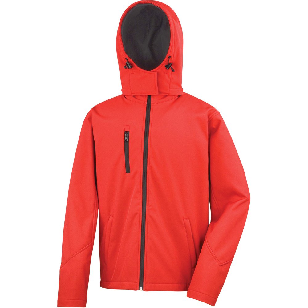 Result Softshell Hood Homme Tx Performance Jacket Rot 3XL Mann von Result