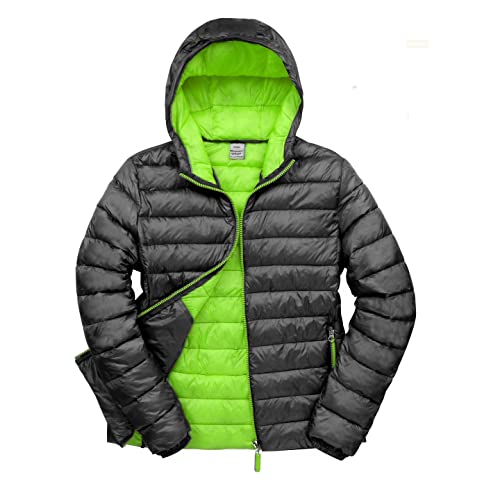 Result r194 m Urban Snow Bird Herren Kapuzenjacke L schwarz/grün von Result