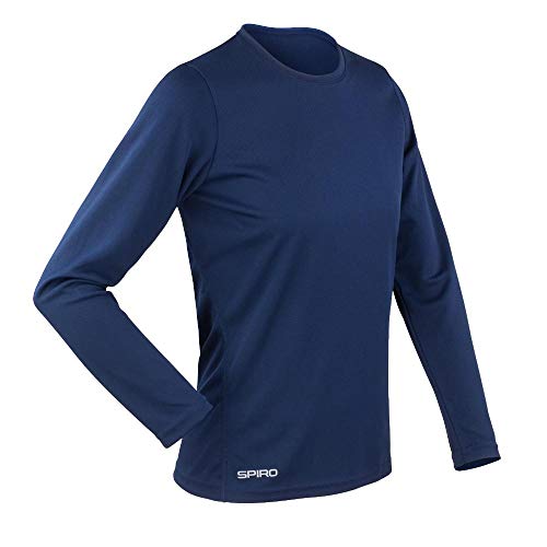 Spiro Damen Quick Dry Performance Short Sleeve T-Shirt, Navy, XL Spiro Damen Quick Dry Performance Short Sleeve T-Shirt, Navy, XL von Result