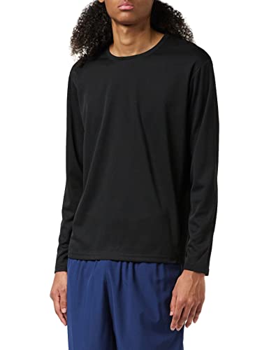 Spiro Herren Quick Dry Performance Langarm T-Shirt, Schwarz, XL Spiro Herren Quick Dry Performance Langarm T-Shirt, Schwarz, XL von Result