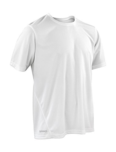 Spiro Schnell trocknendes, wasserdichtes, kurzärmeliges T-Shirt für Herren. L weiß Spiro Schnell trocknendes, wasserdichtes, kurzärmeliges T-Shirt für Herren. L weiß von Result