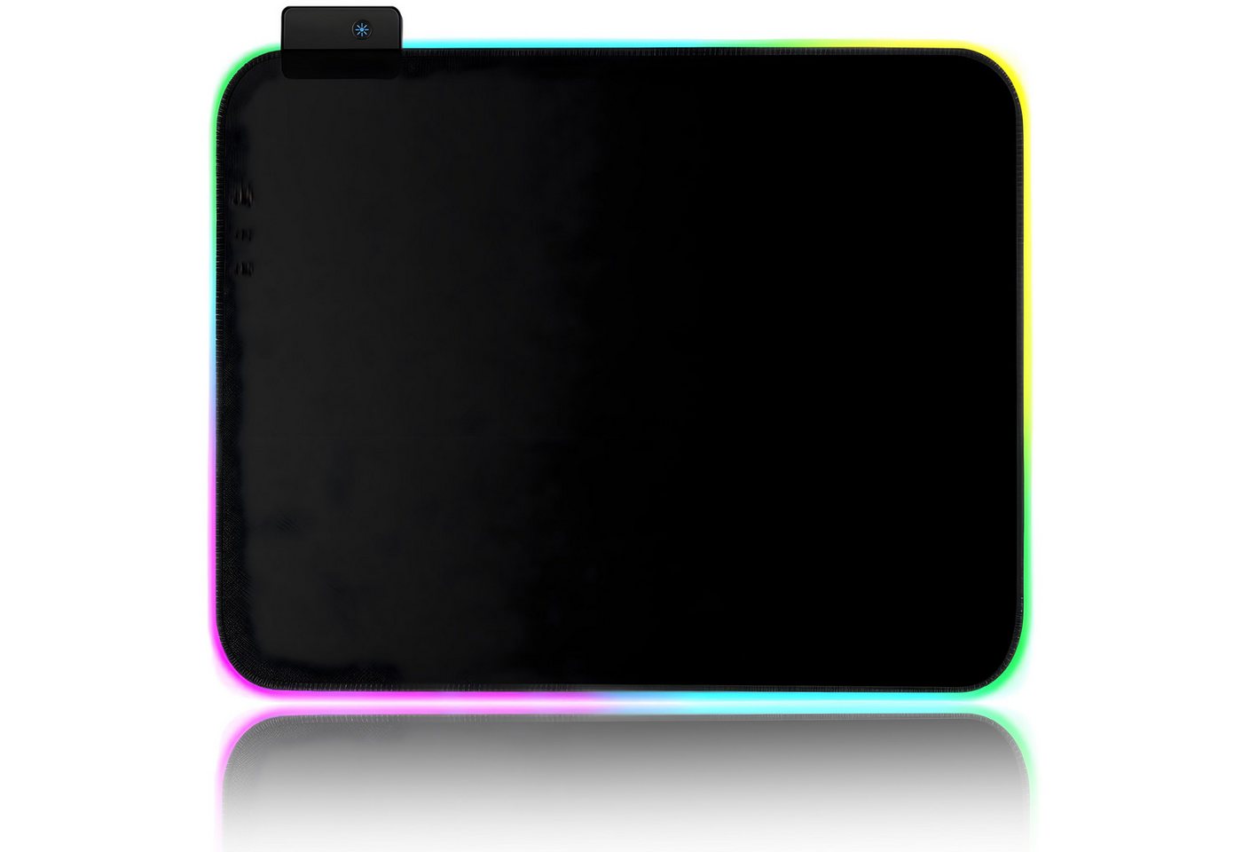 Retoo Gaming Mauspad Mousepad RGB Gaming Pad Anti-Rutsch 250 x 350 mm Maus Beleuchtung LED (Set, Gaming-Mauspad, USB-Kabel), LED-Hintergrundbeleuchtung, Portabilität, Hochwertige Materialien von Retoo