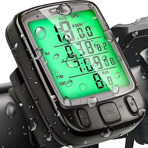 Retoo Fahrradcomputer mit Fahrrad Tachometer, Kilometerzähler mit 25 Funktions, wasserdichte Fahrradtacho mit LCD Display mit Hintergrundbeleuchtung, Multi-Funktion, Radcomputer, Schwarz Retoo Fahrradcomputer mit Fahrrad Tachometer, Kilometerzähler mit 25 Funktions, wasserdichte Fahrradtacho mit LCD Display mit Hintergrundbeleuchtung, Multi-Funktion, Radcomputer, Schwarz von Retoo