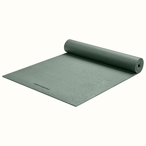 Retrospec Pismo Yogamatte für Männer und Frauen, 182,9 x 61 x 0,5 mm, extra lang, rutschfest, für Yoga, Pilates, Stretching, Boden- und Heimtraining, Salbei von Retrospec