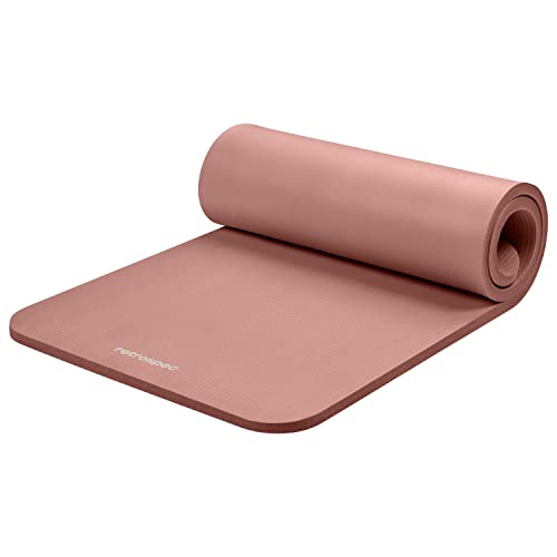 Retrospec Solana Yogamatte, 2,5 cm dick, mit Nylongurt für Damen und Herren – rutschfeste Trainingsmatte für Zuhause, Yoga, Pilates, Stretching, Boden- und Fitness-Workouts – Rose Retrospec Solana Yogamatte, 2,5 cm dick, mit Nylongurt für Damen und Herren – rutschfeste Trainingsmatte für Zuhause, Yoga, Pilates, Stretching, Boden- und Fitness-Workouts – Rose von Retrospec