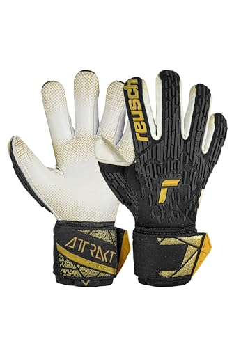 Reusch Attrakt Freegel Gold X GluePrint Finger Support Torwarthandschuhe für Erwachsene mit Evolution Negative Cut und Fingerschutz, 10.5 Reusch Attrakt Freegel Gold X GluePrint Finger Support Torwarthandschuhe für Erwachsene mit Evolution Negative Cut und Fingerschutz, 10.5 von Reusch
