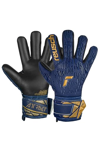 Reusch Attrakt Freegel Silver Junior Torwarthandschuhe für Kinder mit Evolution Negative Cut und exzellentem Grip, 4 Reusch Attrakt Freegel Silver Junior Torwarthandschuhe für Kinder mit Evolution Negative Cut und exzellentem Grip, 4 von Reusch