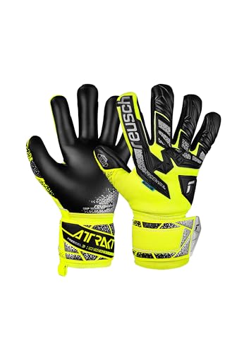 Reusch Attrakt Freegel Silver Junior griffige und atmungsaktive Torwarthandschuhe Fußballhandschuhe für Kinder Jugendliche für Jungen Mädchen für alle Wetterbedingungen und Spielfeldoberflächen Reusch Attrakt Freegel Silver Junior griffige und atmungsaktive Torwarthandschuhe Fußballhandschuhe für Kinder Jugendliche für Jungen Mädchen für alle Wetterbedingungen und Spielfeldoberflächen von Reusch