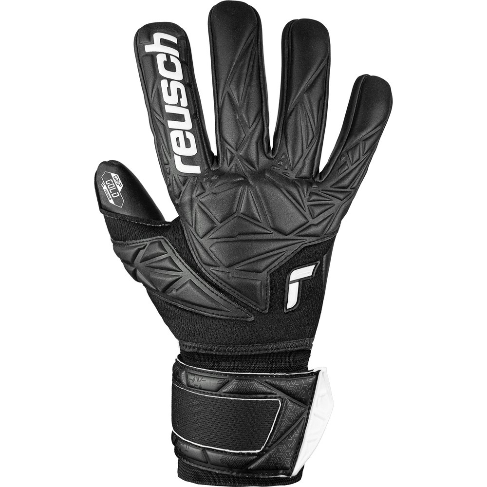 Reusch Attrakt Gold Finger Support Goalkeeper Gloves Schwarz 9.5 von Reusch