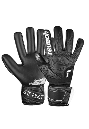Reusch Attrakt Gold NC Finger Support Torwarthandschuhe für Erwachsene mit Negative Cut und Fingerschutz, 9 Reusch Attrakt Gold NC Finger Support Torwarthandschuhe für Erwachsene mit Negative Cut und Fingerschutz, 9 von Reusch