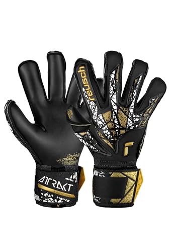 Reusch Attrakt Gold X Evolution Cut Finger Support Torwarthandschuhe für Erwachsene mit Evolution Cut und Fingerschutz, 7.5 Reusch Attrakt Gold X Evolution Cut Finger Support Torwarthandschuhe für Erwachsene mit Evolution Cut und Fingerschutz, 7.5 von Reusch