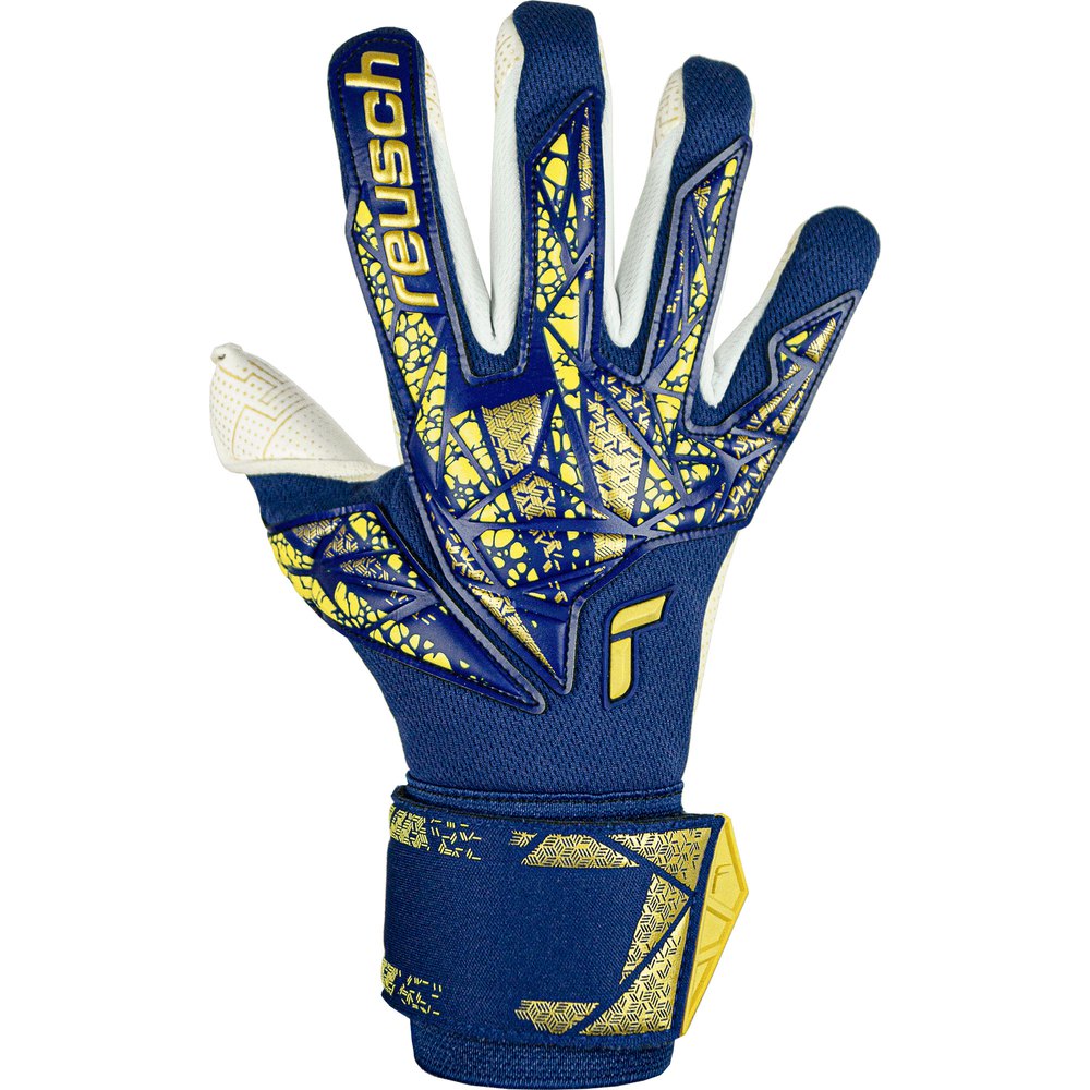 Reusch Attrakt Gold X Glueprint Goalkeeper Gloves Blau 8 1/2 von Reusch
