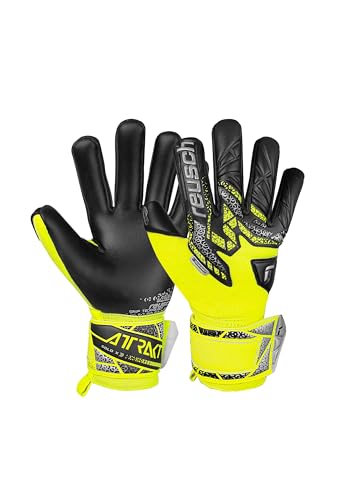 Reusch Attrakt Gold X NC Junior griffige und atmungsaktive Torwarthandschuhe Fußballhandschuhe für Kinder Jugendliche für Jungen Mädchen geeignet für alle Wetterbedingungen und Spielfeldoberflächen Reusch Attrakt Gold X NC Junior griffige und atmungsaktive Torwarthandschuhe Fußballhandschuhe für Kinder Jugendliche für Jungen Mädchen geeignet für alle Wetterbedingungen und Spielfeldoberflächen von Reusch