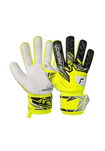 Reusch Attrakt Grip Junior griffige Torwarthandschuhe Fußballhandschuhe für Kinder und Jugendliche für Jungen Mädchen geeignet für alle Wetterbedingungen und Spielfeldoberflächen Reusch Attrakt Grip Junior griffige Torwarthandschuhe Fußballhandschuhe für Kinder und Jugendliche für Jungen Mädchen geeignet für alle Wetterbedingungen und Spielfeldoberflächen von Reusch