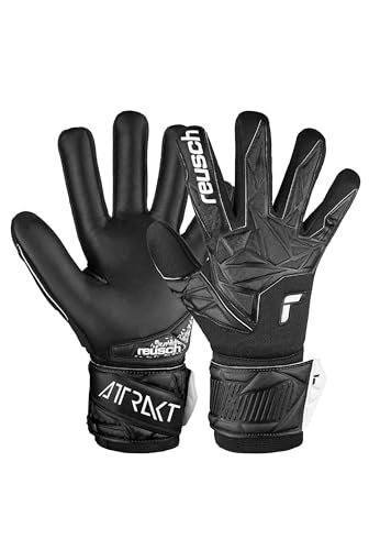 Reusch Attrakt Infinity NC Torwarthandschuhe für Erwachsene optimal für Kunstrasen, Schwarz, 8 Reusch Attrakt Infinity NC Torwarthandschuhe für Erwachsene optimal für Kunstrasen, Schwarz, 8 von Reusch