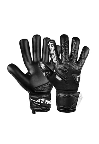 Reusch Attrakt Infinity NC griffige und atmungsaktive Torwarthandschuhe Fußballhandschuhe für Erwachsene für Männer und Frauen perfekt geeignet für Kunstrasen, Schwarz Reusch Attrakt Infinity NC griffige und atmungsaktive Torwarthandschuhe Fußballhandschuhe für Erwachsene für Männer und Frauen perfekt geeignet für Kunstrasen, Schwarz von Reusch