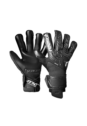Reusch Attrakt Infinity Resistor griffige und atmungsaktive Torwarthandschuhe Fußballhandschuhe für Erwachsene für Männer und Frauen perfekt geeignet für Kunstrasen, 11, Schwarz Reusch Attrakt Infinity Resistor griffige und atmungsaktive Torwarthandschuhe Fußballhandschuhe für Erwachsene für Männer und Frauen perfekt geeignet für Kunstrasen, 11, Schwarz von Reusch
