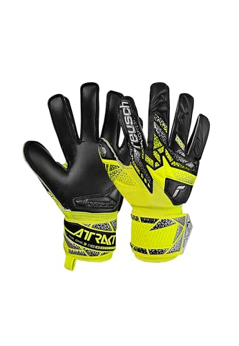Reusch Attrakt Silver Junior griffige Torwarthandschuhe Fußballhandschuhe für Kinder und Jugendliche für Jungen Mädchen geeignet für alle Wetterbedingungen und Spielfeldoberflächen Reusch Attrakt Silver Junior griffige Torwarthandschuhe Fußballhandschuhe für Kinder und Jugendliche für Jungen Mädchen geeignet für alle Wetterbedingungen und Spielfeldoberflächen von Reusch