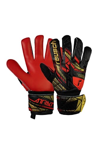 Reusch Attrakt Solid griffige Torwarthandschuhe Fußballhandschuhe für Erwachsene für Männer und Frauen geeignet für alle Wetterbedingungen und Spielfeldoberflächen Reusch Attrakt Solid griffige Torwarthandschuhe Fußballhandschuhe für Erwachsene für Männer und Frauen geeignet für alle Wetterbedingungen und Spielfeldoberflächen von Reusch