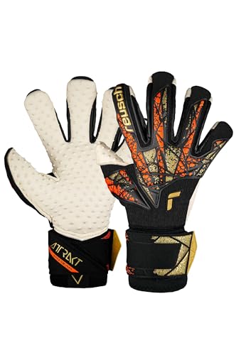 Reusch Attrakt SpeedBump Ortho-Tec Torwarthandschuhe für Erwachsene mit Evolution Negative Cut optimal für Kunstrasen Reusch Attrakt SpeedBump Ortho-Tec Torwarthandschuhe für Erwachsene mit Evolution Negative Cut optimal für Kunstrasen von Reusch