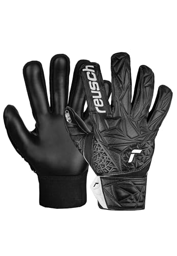 Reusch Attrakt Starter Solid Finger Support Junior Torwarthandschuhe für Kinder für alle Spielfeldoberflächen, 6, Schwarz Reusch Attrakt Starter Solid Finger Support Junior Torwarthandschuhe für Kinder für alle Spielfeldoberflächen, 6, Schwarz von Reusch