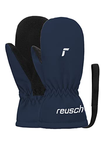 Reusch Baby-Jungen AKI Fäustling extra atmungsaktiv Winddicht Skihandschuhe Alltagshandschuhe Schnee Schlittenfahren Babyhandschuhe Winter-Handschuhe, blau, I von Reusch