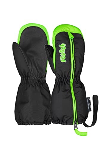 Reusch Babys Fäustling Tom Mitten 7716 black/neon green I von Reusch