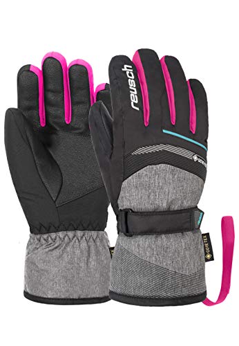 Reusch Kinder Handschuhe Bolt GTX Junior Blck/Blck melang/pink glo 5 von Reusch