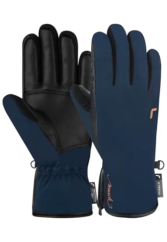 Reusch Damen Handschuhe Tiffany R-tex Xt Extra Warm, Wasserdicht, Atmungsaktiv, blau-schwarz, 7.5 von Reusch