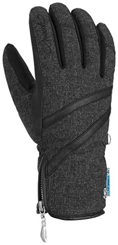 Reusch Damen Lore Stormbloxx Handschuhe, Black Melange, 7 Reusch Damen Lore Stormbloxx Handschuhe, Black Melange, 7 von Reusch