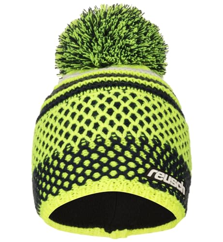 Reusch Unisex Ellie Beanie-Mütze, Gelb-blau, Einheitsgröße EU von Reusch