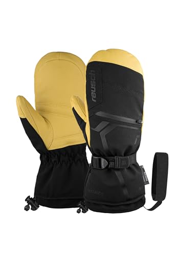 Reusch Down Spirit Gore-tex Fäustling besonders Warmer, wasserdichter und atmungsaktiver Skihandschuh mit Daunen, schwarz-camel, 8.5 Reusch Down Spirit Gore-tex Fäustling besonders Warmer, wasserdichter und atmungsaktiver Skihandschuh mit Daunen, schwarz-camel, 8.5 von Reusch