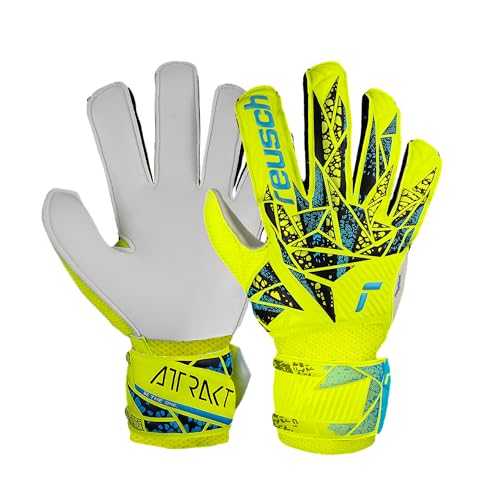 Reusch Handschuhe ATTRAKT SOLID JUNIOR Fluo GELB BLAU 5472515-2111 von Reusch