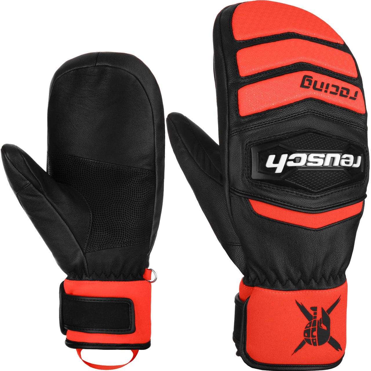 Reusch Herren Fäustling WORLDCUP WARRIOR TEAM black-fluo red von Reusch