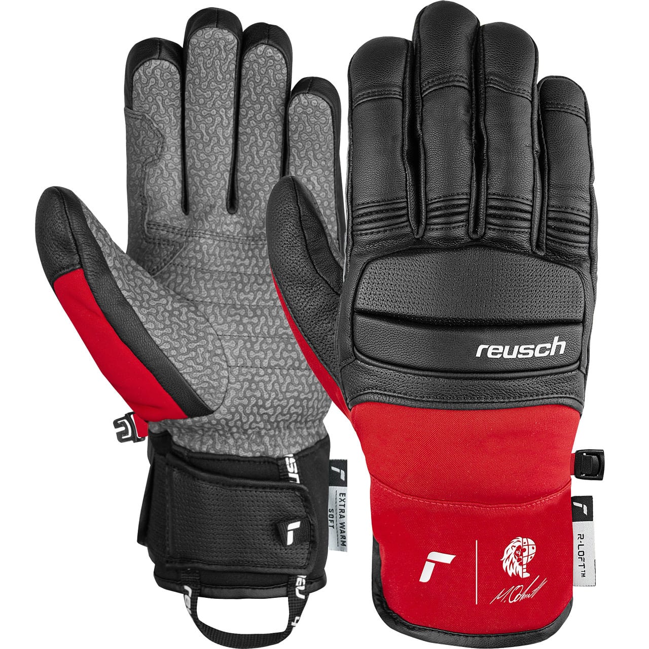 Reusch Herren Handschuh MARCO ODERMATT black/fire red Reusch Herren Handschuh MARCO ODERMATT black/fire red von Reusch