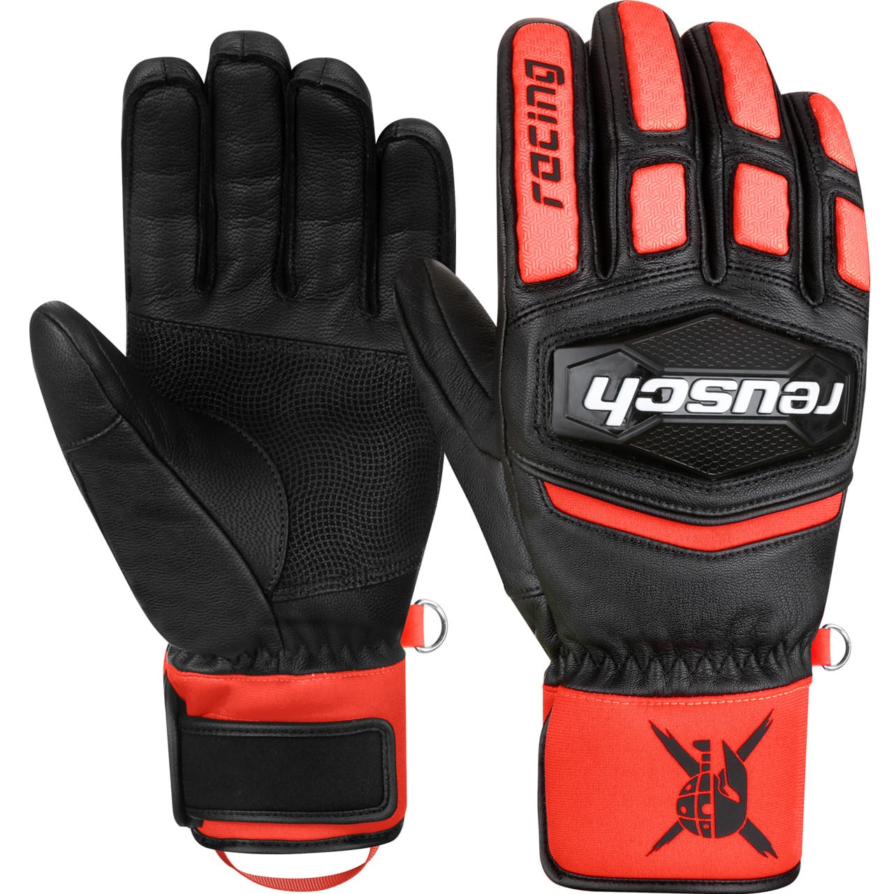 Reusch Junior Handschuh WORLDCUP WARRIOR GS black/fluo red von Reusch