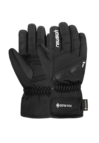 Reusch Kinder Fingerhandschuhe Tommy Gore-TEX Junior warm, wasserdicht, atmungsaktiv, 6, Black/White Reusch Kinder Fingerhandschuhe Tommy Gore-TEX Junior warm, wasserdicht, atmungsaktiv, 6, Black/White von Reusch